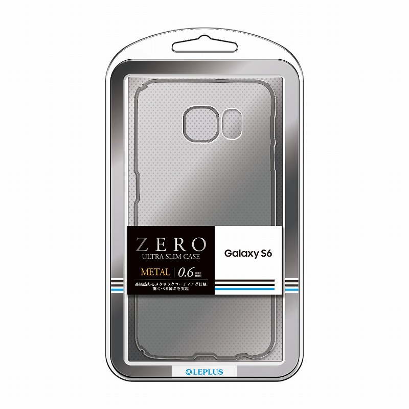 Galaxy S6 SC-05G 超極薄ハードケース 「ZERO METAL」 クリア＆シルバー