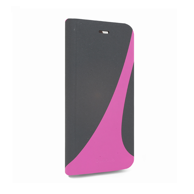 □iPhone 6 Plus/6s Plus [SWEAT] デザインPUレザーカバー ピンク