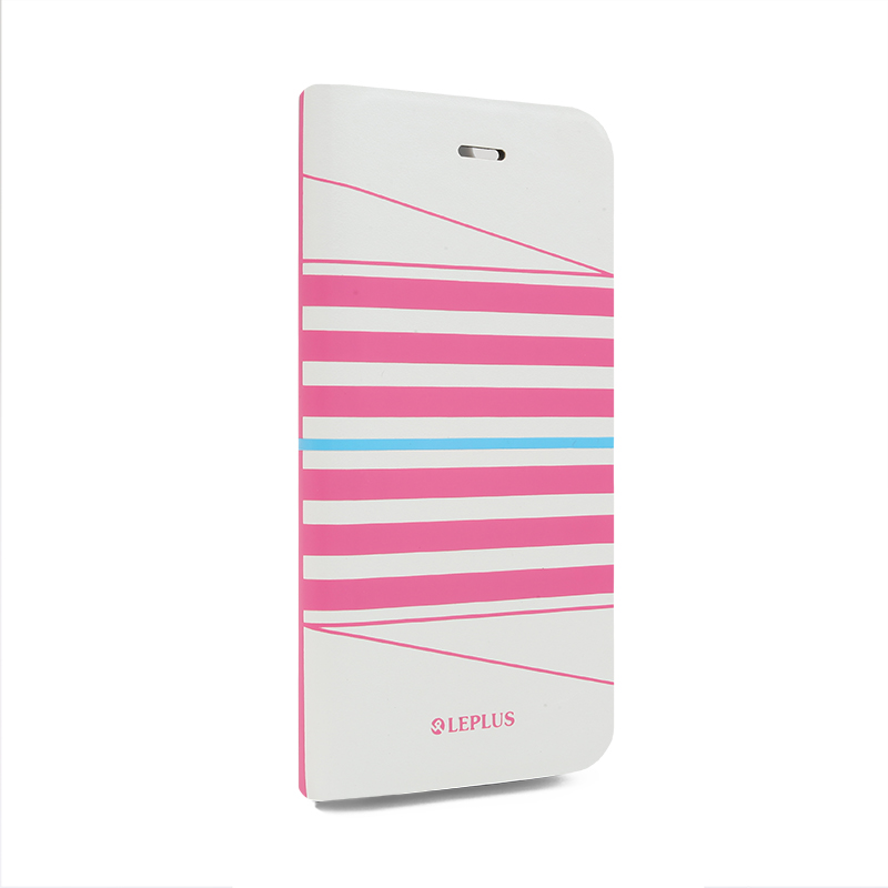 □iPhone 6/6s [REEL] デザインPUレザーカバー ピンク