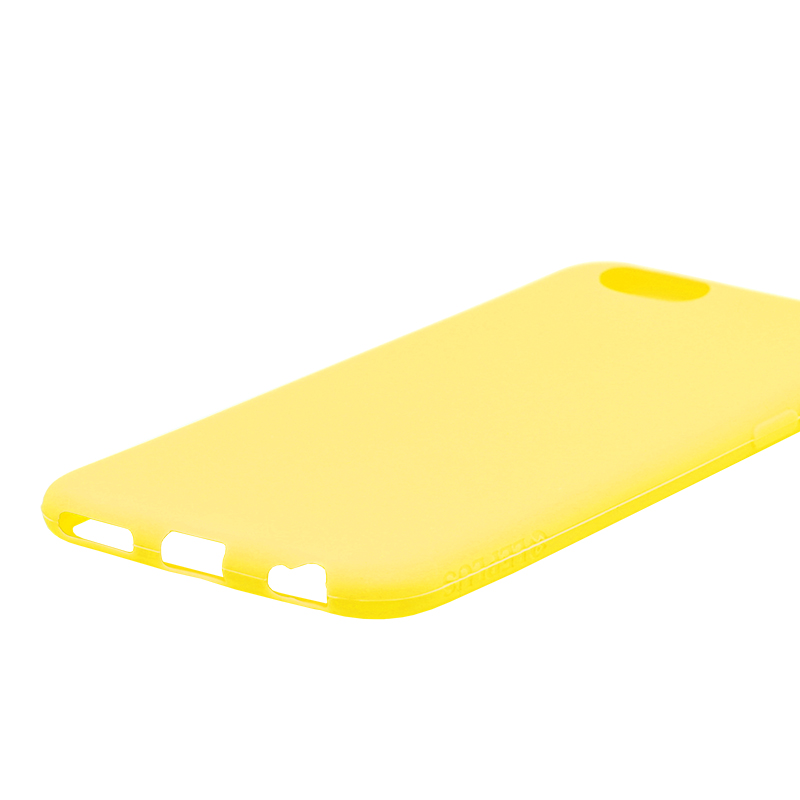 □iPhone 6/6s [ZERO SILICON] 超極薄0.6mm シリコンケース オレンジ