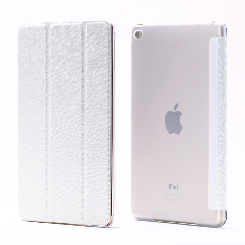 iPad mini 4 フラップケース 「Clear Note」 ホワイト