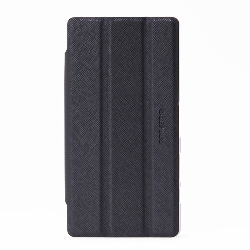 Xperia(TM) Z5 Premium SO-03H フラップケース 「Clear Note」 ブラック