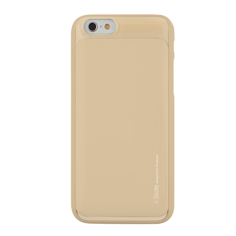 iPhone 6 [iSlide] カード収納型ハードケース Gold / Gold