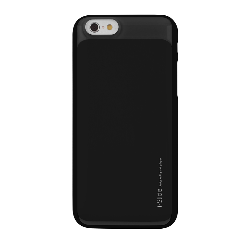iPhone 6 [iSlide] カード収納型ハードケース Black / Black
