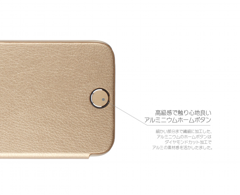 iPhone 6 [Trenther View Flip] PUレザーケース Gray