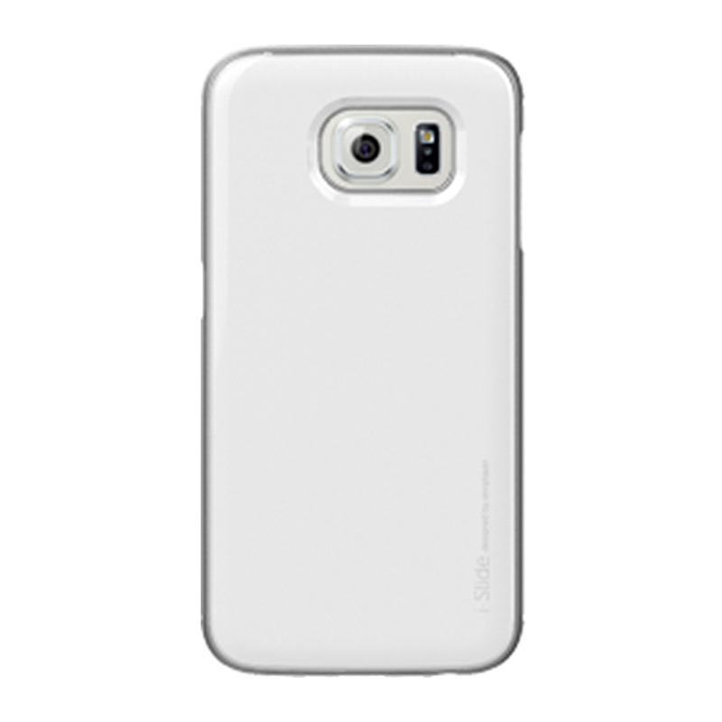 Galaxy S6 SC-05G [iSlide] カード収納型ハードケース White / White