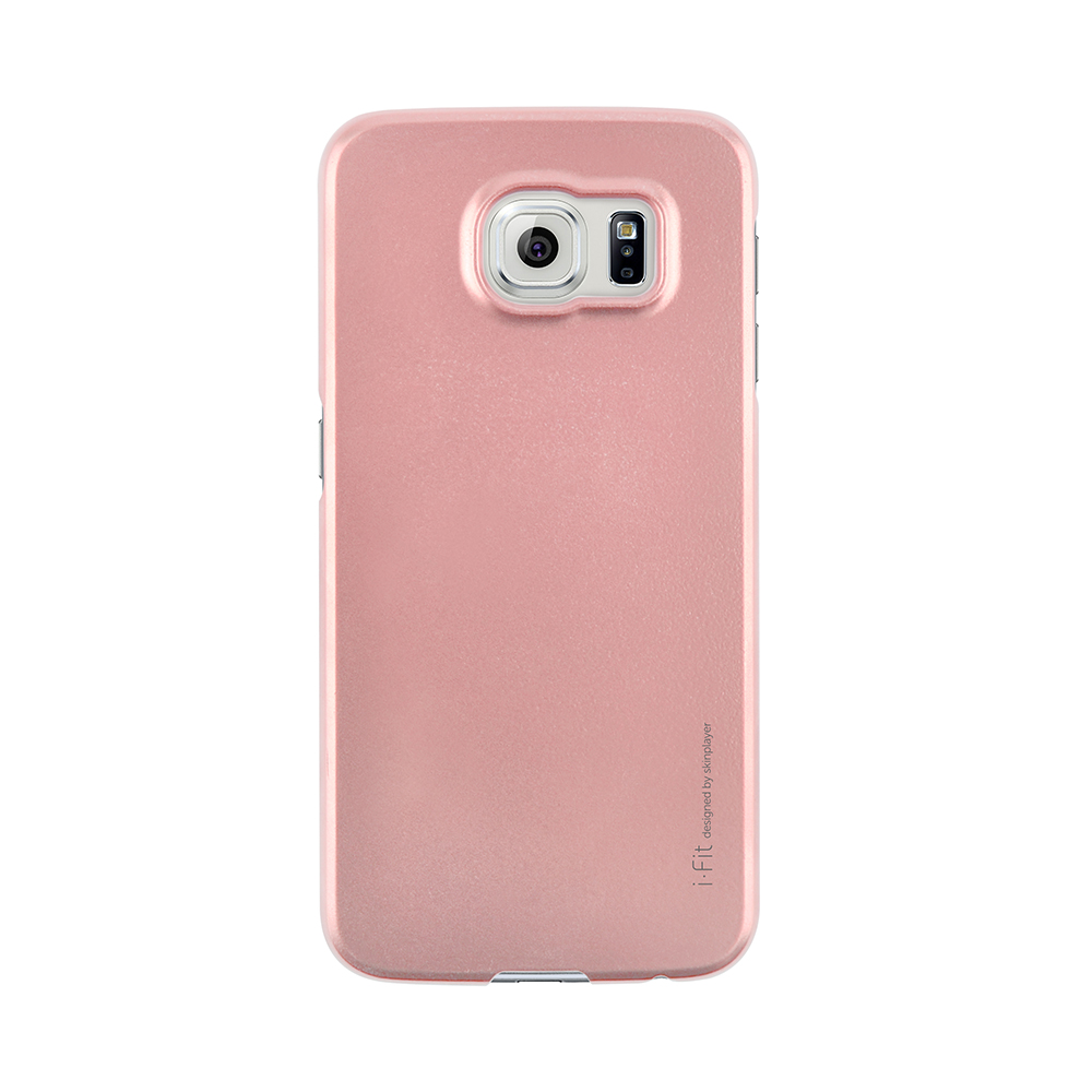 Galaxy S6 edge SC-04G/SCV31 [i-Fit] ハードケース Metal Pink