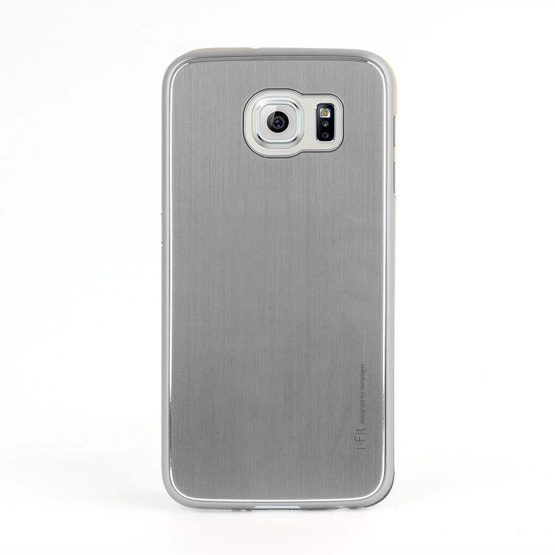 Galaxy S6 edge SC-04G/SCV31 [i-Fit PAC] ハードケース Silver /Silver