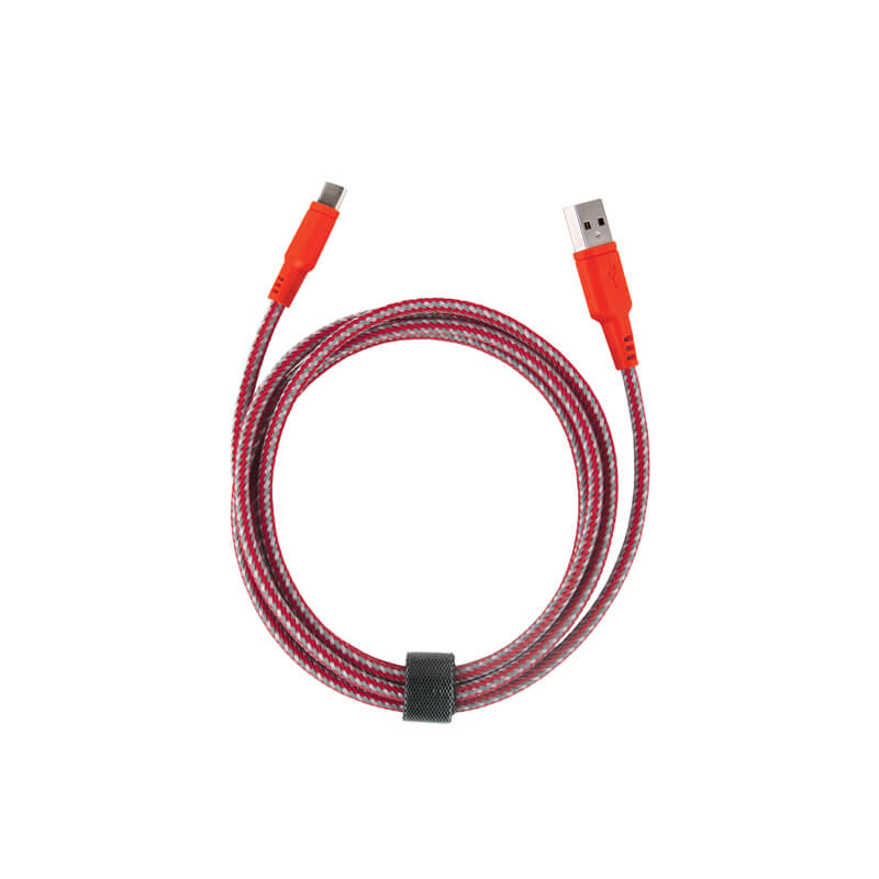 スマートフォン（汎用）/Type-C/NYLOTOUGH/2.0 USB-C to USB-A Charge Cable/1.5m/Red(レッド）