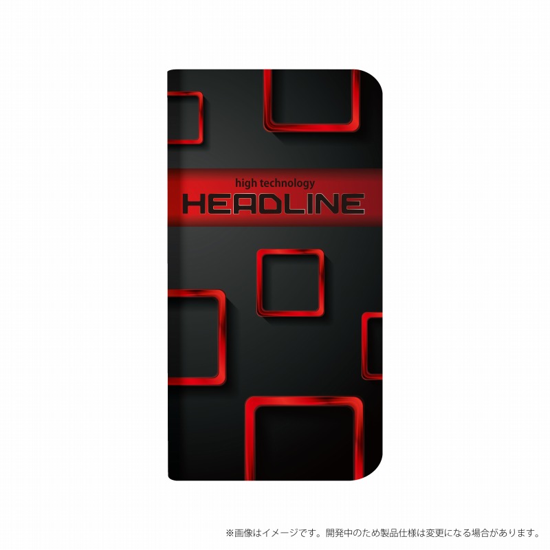 Galaxy Note8 SC-01K/SCV37 薄型デザインPUレザーケース「Design+」 HEADLINE