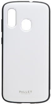 Galaxy A30 SCV43 耐衝撃ハイブリッドケース「PALLET」 ホワイト　製品イメージ