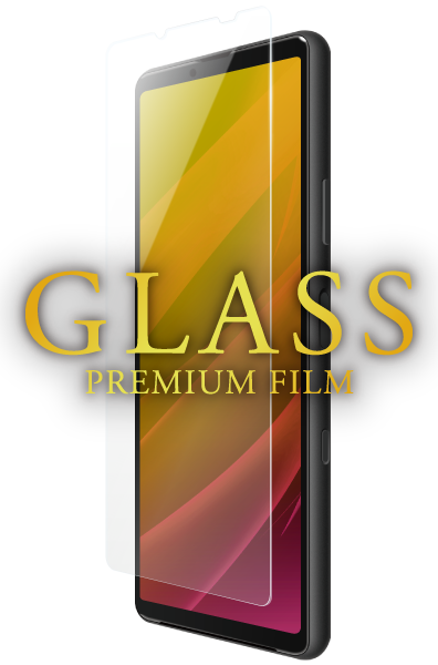 Xperia 10 III SO-52B/SOG04/10 III Lite ガラスフィルム「GLASS PREMIUM FILM」 ドラゴントレイルX スタンダードサイズ スーパークリア