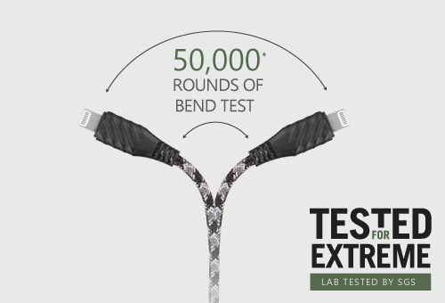 SGS社の50,000回の耐久テストをクリア