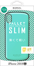 iPhone XR 耐衝撃薄型ハイブリッドケース「PALLET Slim」 ミントグリーン