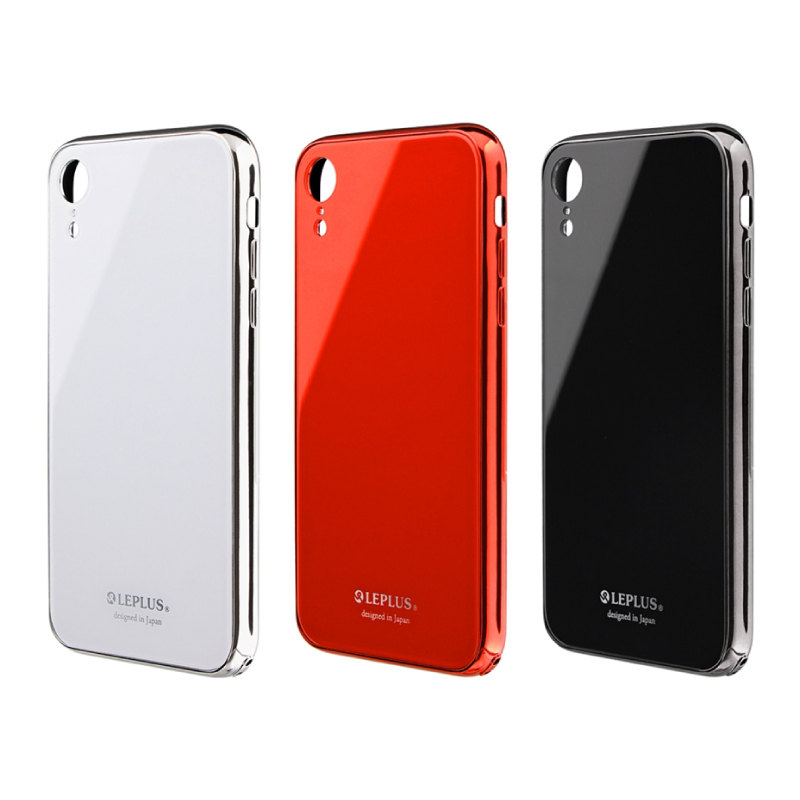 iPhone XR 背面ガラスシェルケース「SHELL GLASS PREMIUM」