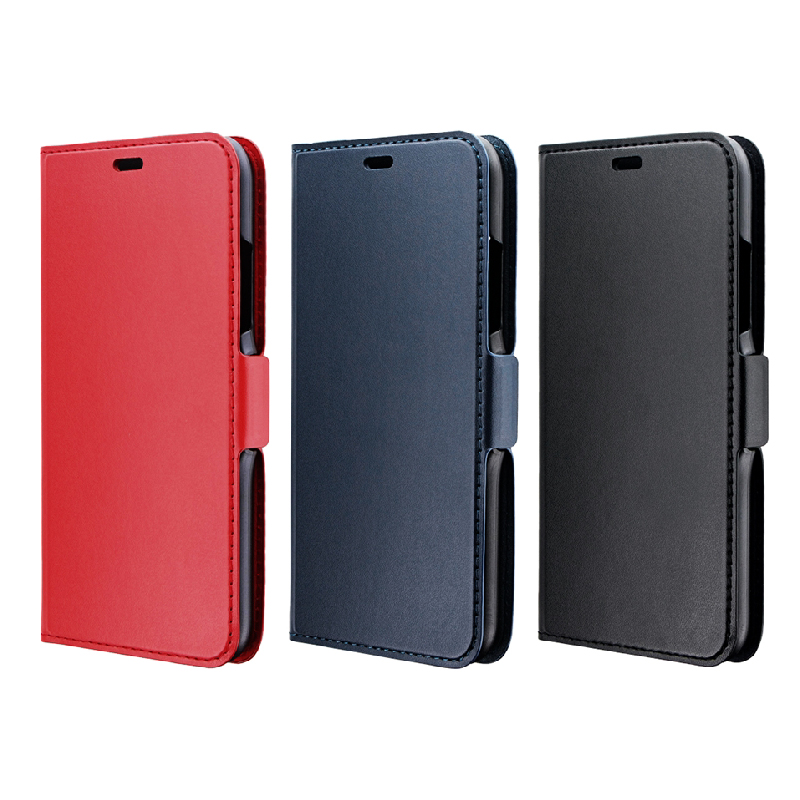 iPhone XR 薄型PUレザーフラップケース「FILE」