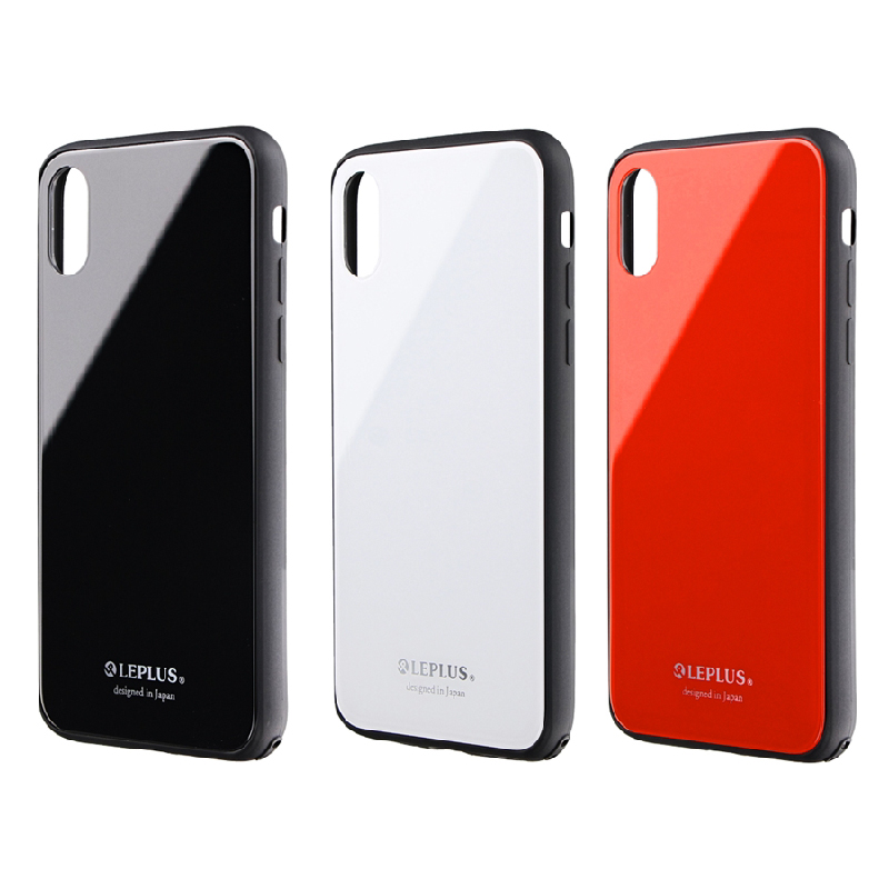 iPhone XS/iPhone X 背面ガラスシェルケース「SHELL GLASS」