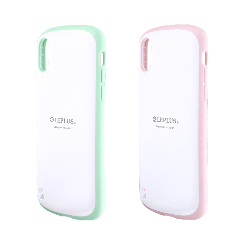 iPhone XS/iPhone X 耐衝撃ハイブリッドケース「PALLET White」