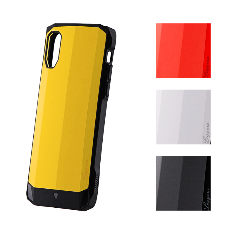 iPhone XS/iPhone X 耐衝撃ハイブリッドケース「LEGGERA」