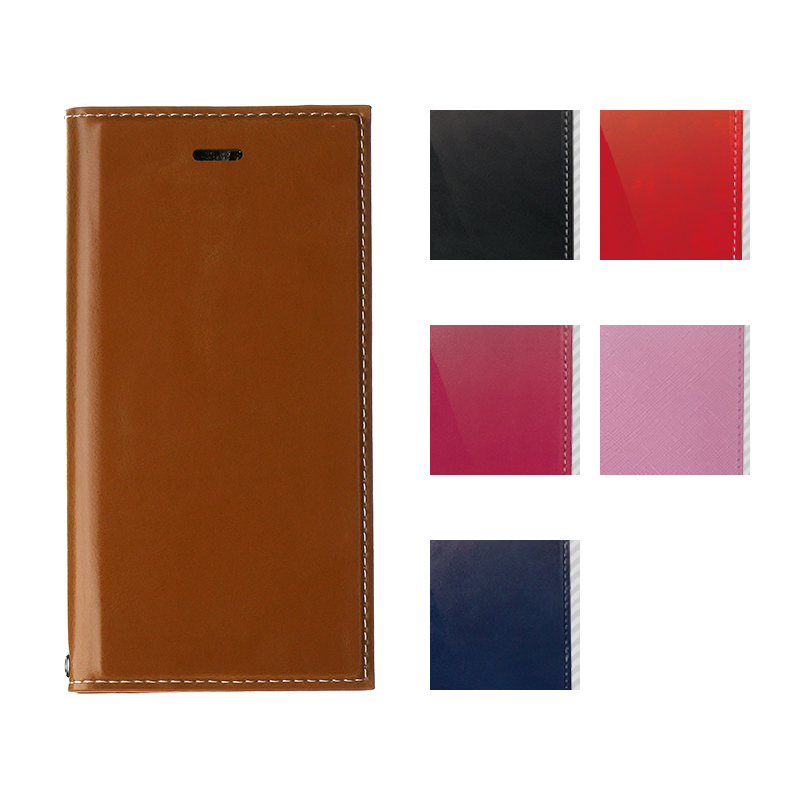 iPhone XS/iPhone X 薄型PUレザーフラップケース「PRIME」