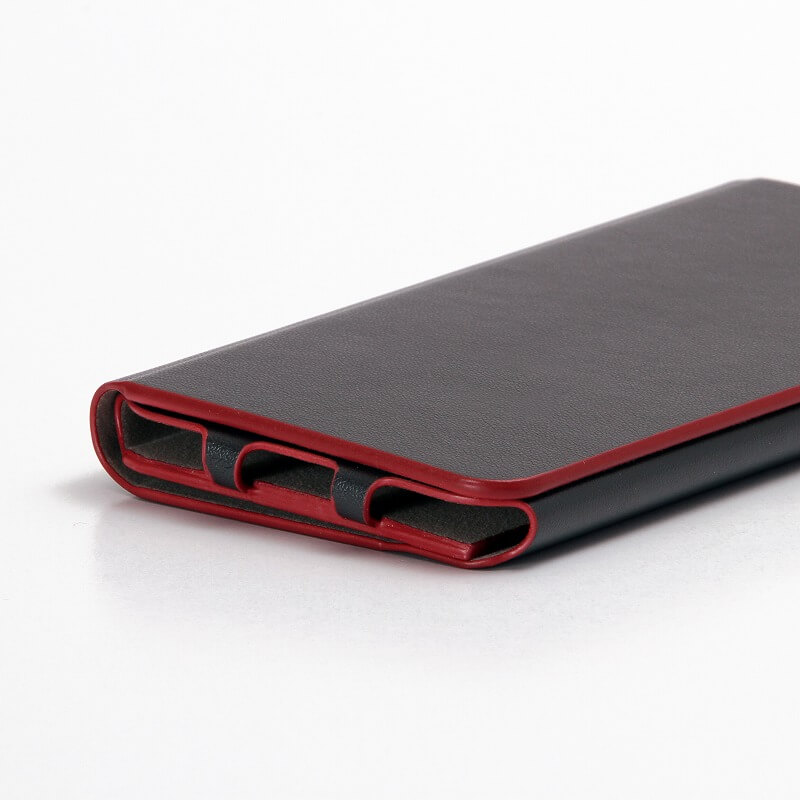 iPhone7 一枚革PUレザーケース「James」 ブラック｜スマホ(タブレット