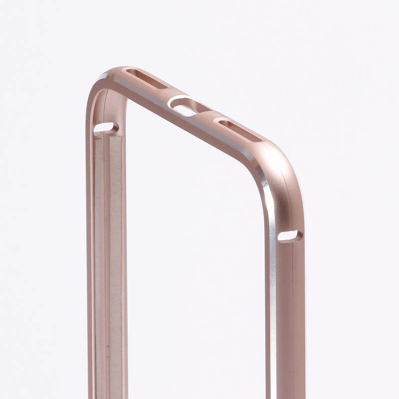 iPhone7 簡単着脱アルミバンパー「Aluminum Bumper」 ゴールド｜スマホ