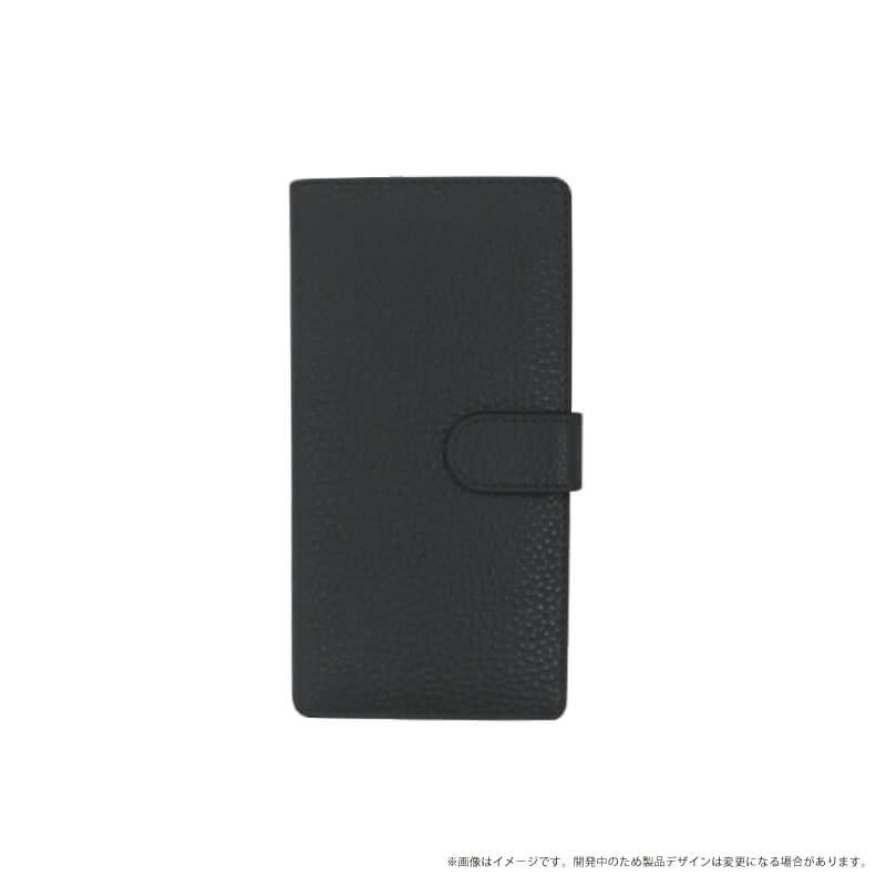 らくらくスマートフォン me F-03K   本革ケース「Genuine Leather Flap」 ブラック
