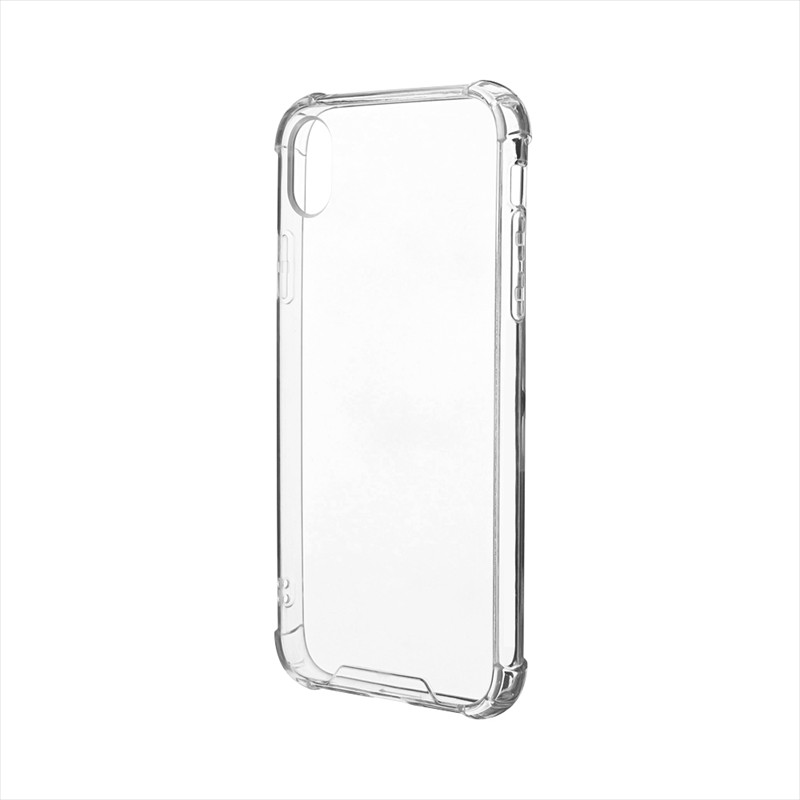 iPhone XR「剛柔」 耐傷・耐衝撃ケース「ハイブリッドクリア」 クリア