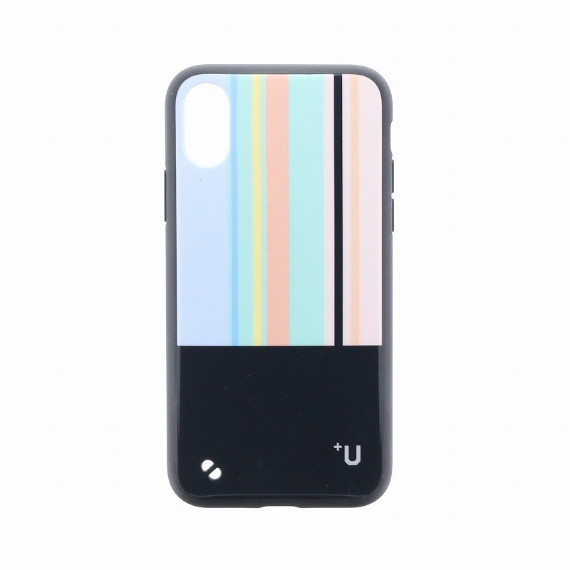 □iPhone XS/iPhone X 【+U】Eric/ハイブリットケース/ブラック