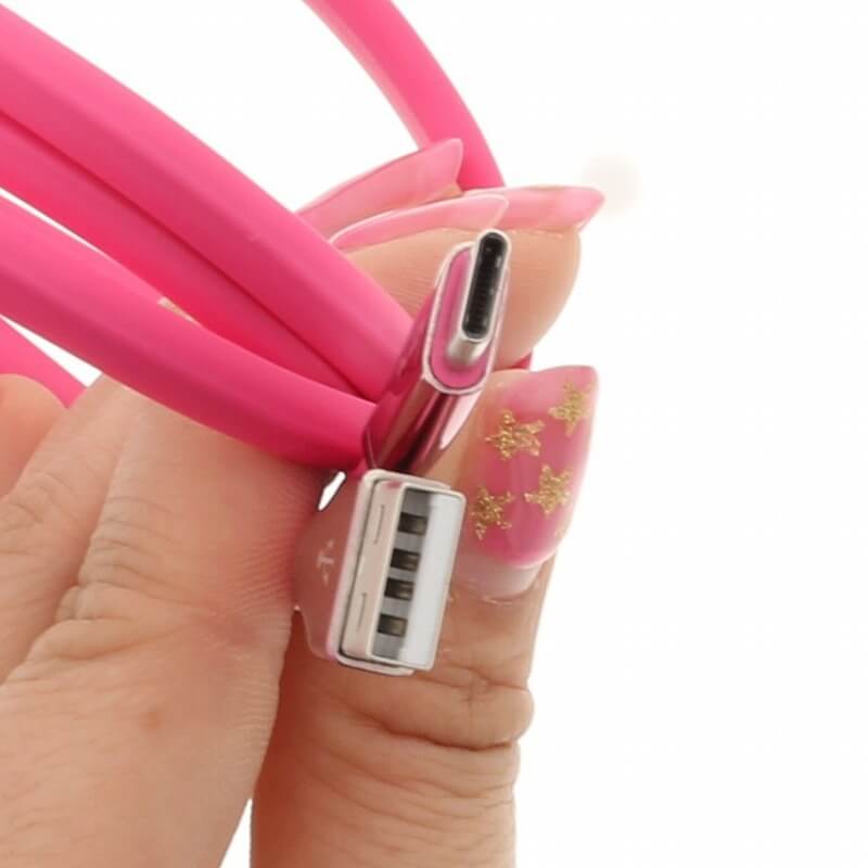 スマートフォン汎用 【Lucy】USB A to Type-C(USB2.0) ケーブル/1m