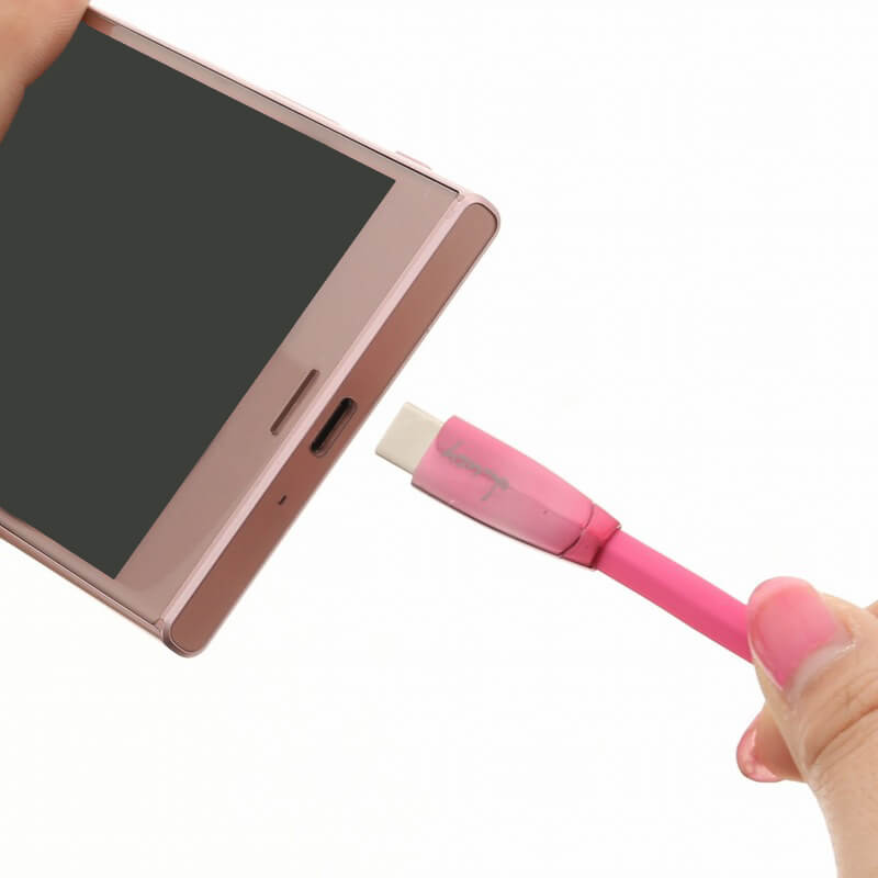 スマートフォン汎用 【Lucy】USB A to Type-C(USB2.0) ケーブル/1m