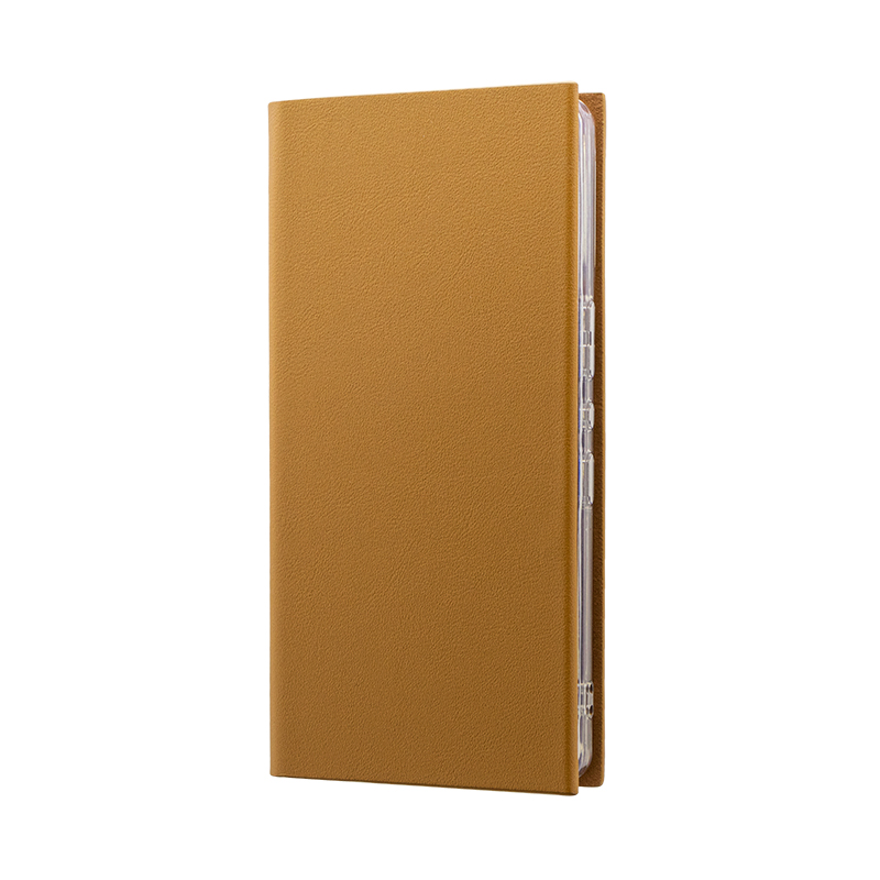 AQUOS zero6 SHG04 極限シンプル手帳ケース 「Vahane」 キャメル