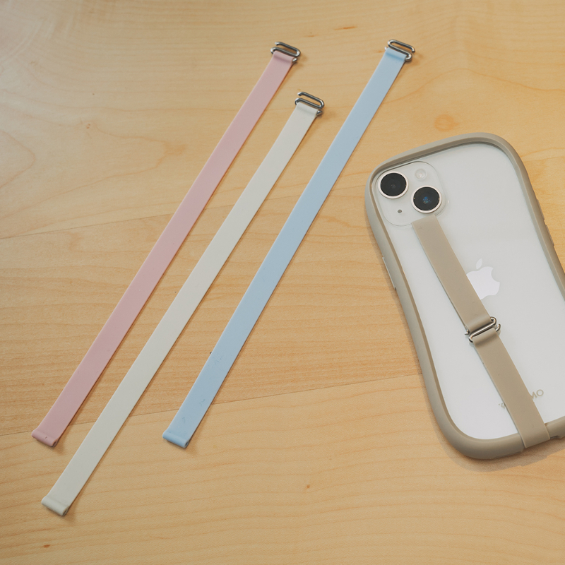 スマホバンド 「BANDY FINGER BAND」 シリコンタイプ アイボリー