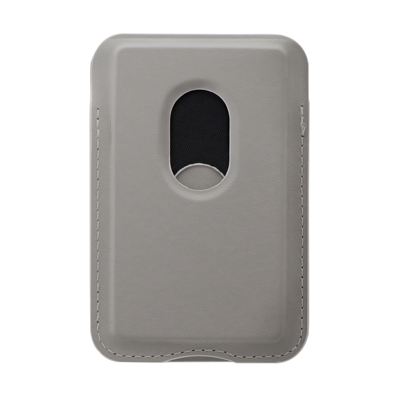 MagSafe対応 カードホルダー「MAGRISE」 スリムタイプ ライトグレー