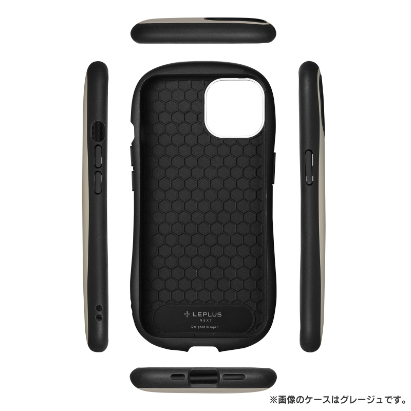 iPhone 14/13 耐衝撃ハイブリッドケース 「ViAMO personal」 ダーク