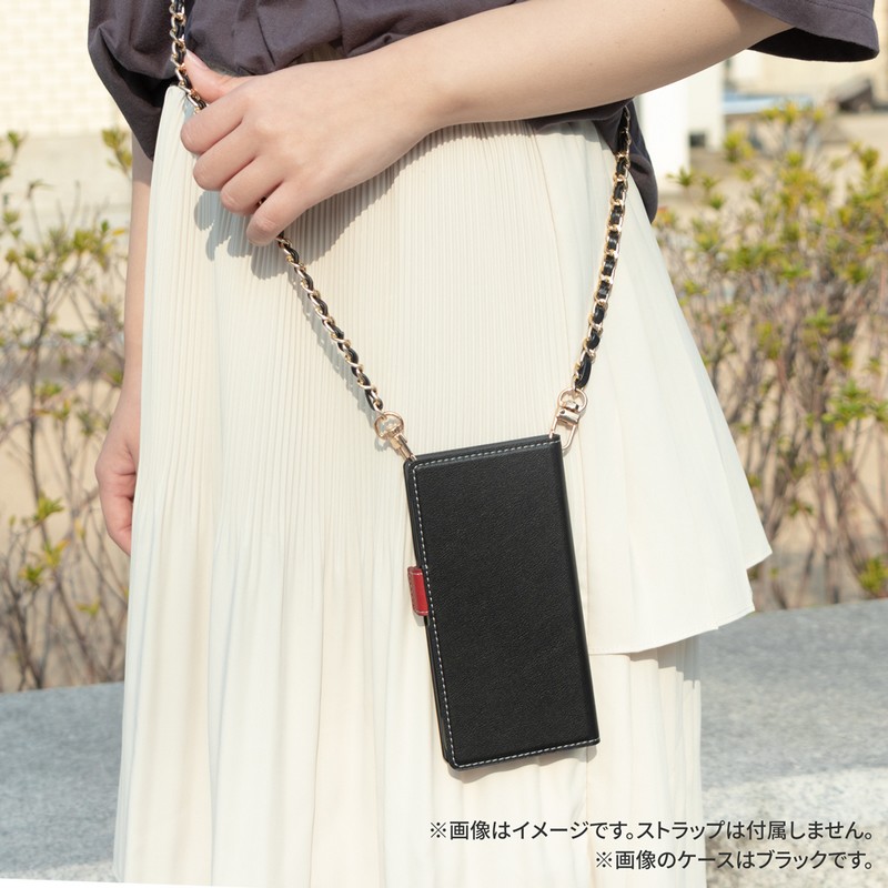 Galaxy S23 薄型・軽量PUレザー手帳ケース 「Twoal W」 ブラック