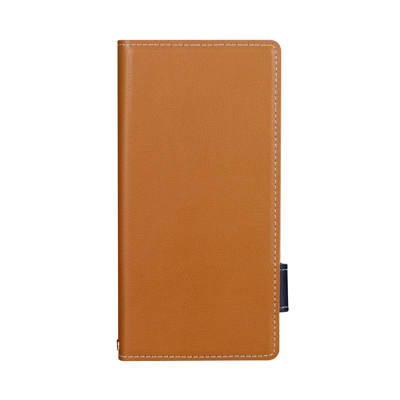 AQUOS wish3 薄型・軽量PUレザー手帳ケース 「Twoal W」 キャメル