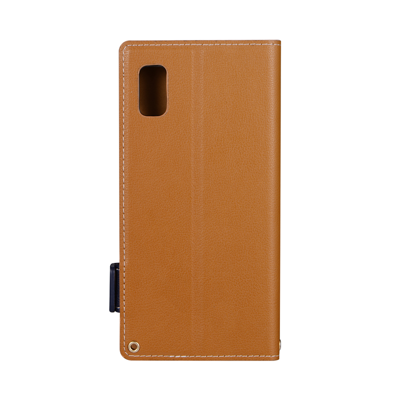 AQUOS wish3 薄型・軽量PUレザー手帳ケース 「Twoal W」 キャメル