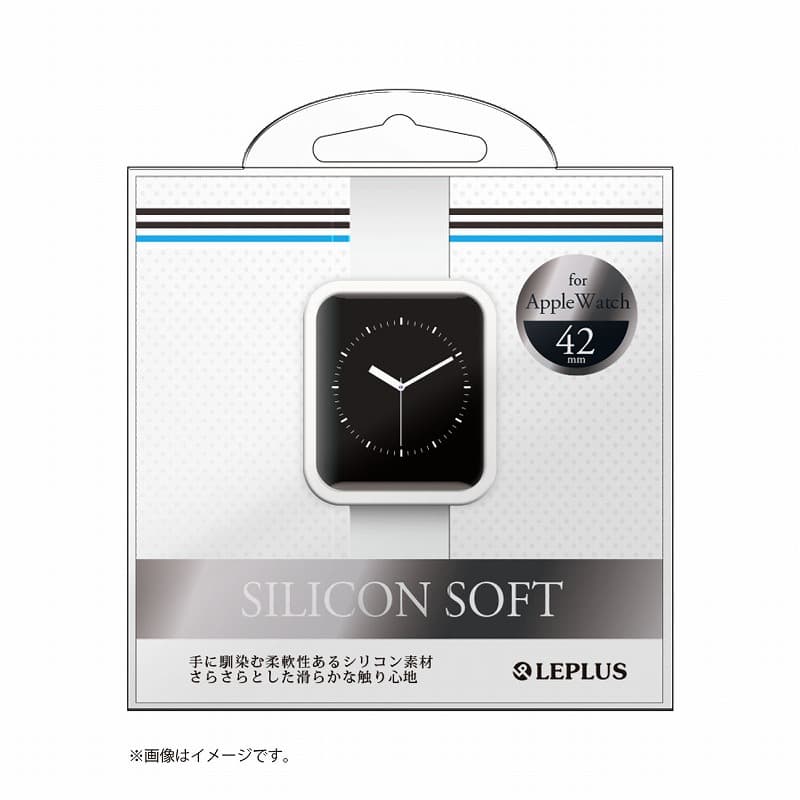 Apple Watch 3 42mm WiFiモデル ホワイト シリコンバンド（WEARPLANET  