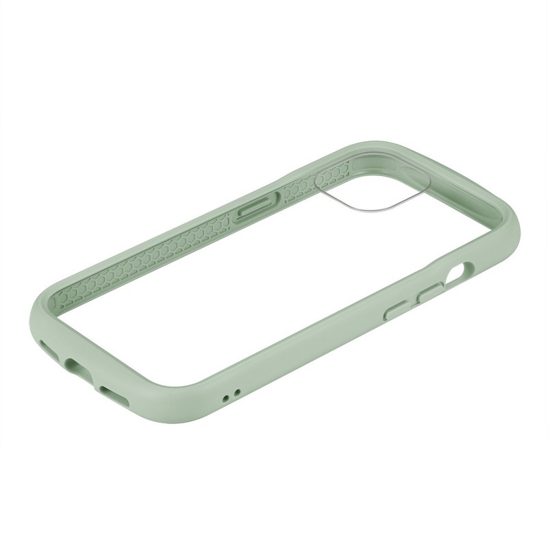 iPhone 15/iPhone 14 耐衝撃ハイブリッドケース 「Cleary」 ミント