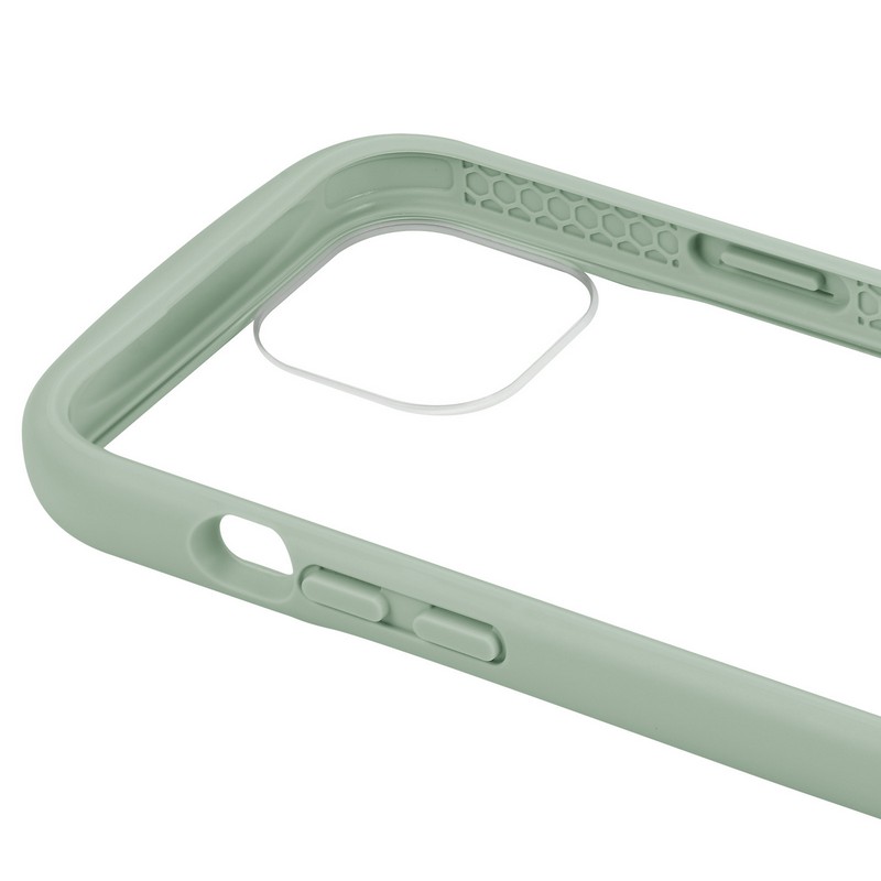 iPhone 15/iPhone 14 耐衝撃ハイブリッドケース 「Cleary」 ミント