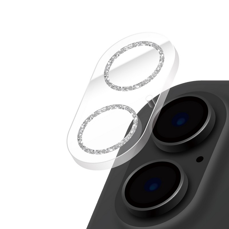 iPhone 17/iPhone 16/16 Plus レンズ保護ガラスフィルム「SPARKLE LENS