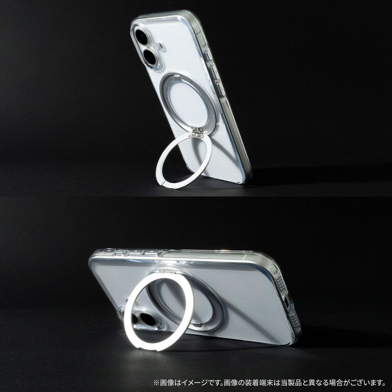 iPhone 17 Pro 360度回転スタンド付き超透明ハードケース 「MASTER