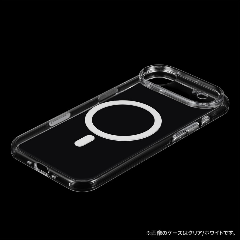 iPhone Air 超透明ハードケース 「MASTER CLEAR mag」 クリア/ブラック