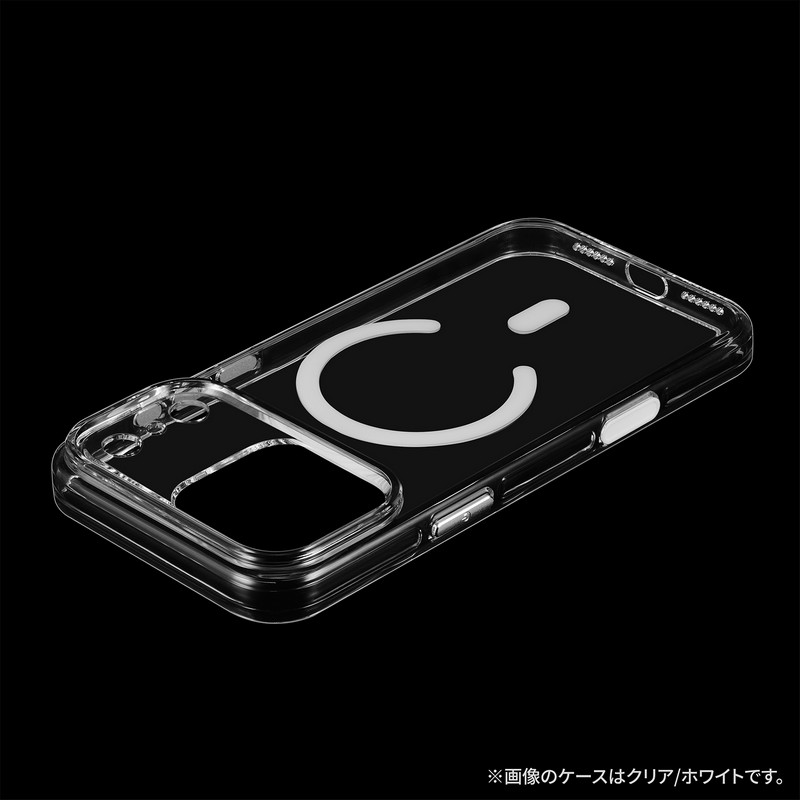 ホームクリア iPhone 17 Pro Max 360度回転スタンド付き超透明ハードケース 「MASTER