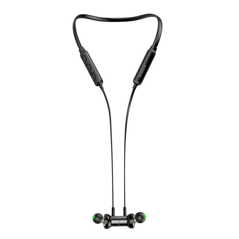 iPhone/スマートフォン ワイヤレスネックバンドイヤホン(ボリューム