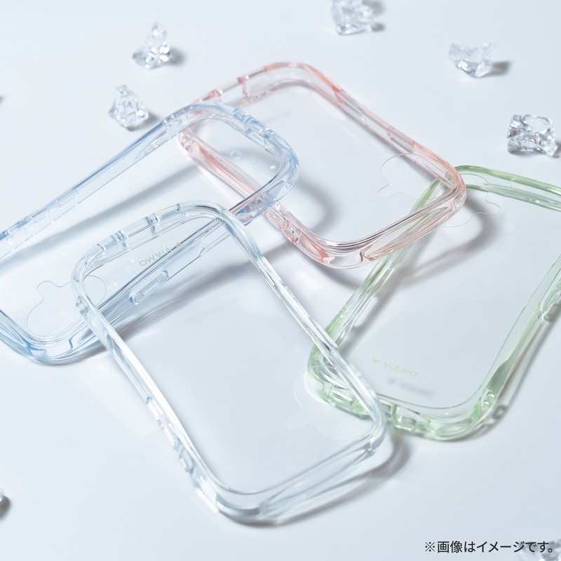 iPhone 16 耐傷・耐衝撃ハイブリッドケース 「ViAMO crystal」 クリア
