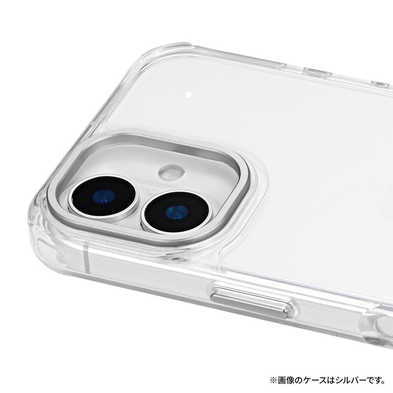 iPhone 16 カメラ保護ハイブリッドケース 「mycam」 チタン｜スマホ