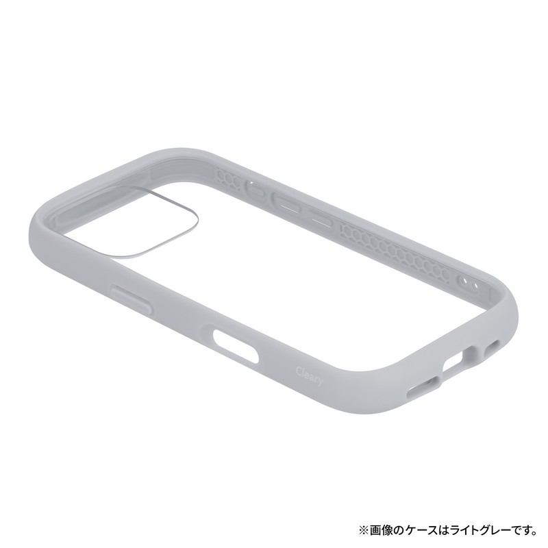 iPhone 16 Pro 耐衝撃ハイブリッドケース 「Cleary」 ベージュ
