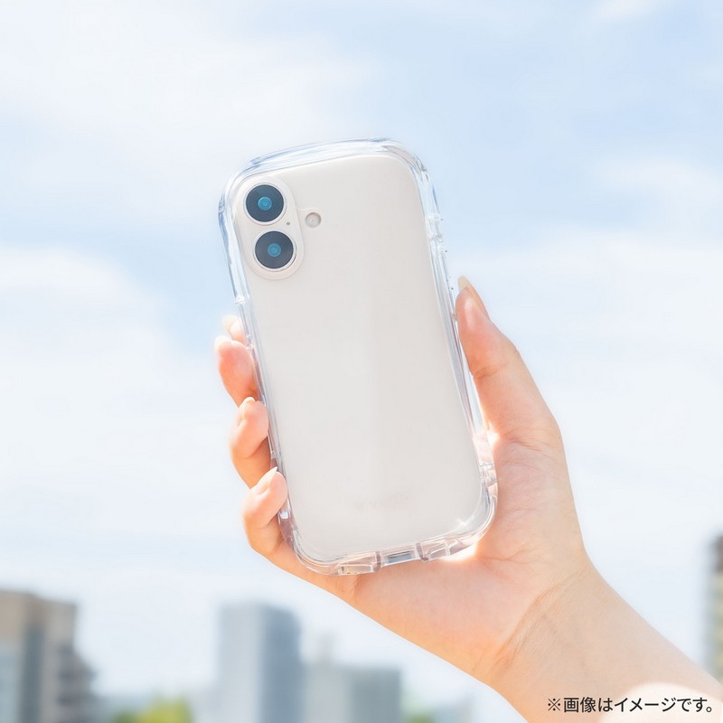 iPhone 16 Pro 耐傷・耐衝撃ハイブリッドケース 「ViAMO crystal